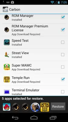 Helium - App Sync and Backup android App screenshot 1