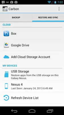 Helium - App Sync and Backup android App screenshot 2